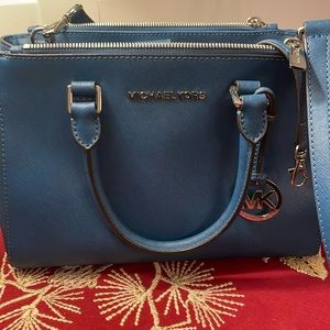 Royal blue Michael Kors Crossbody bag